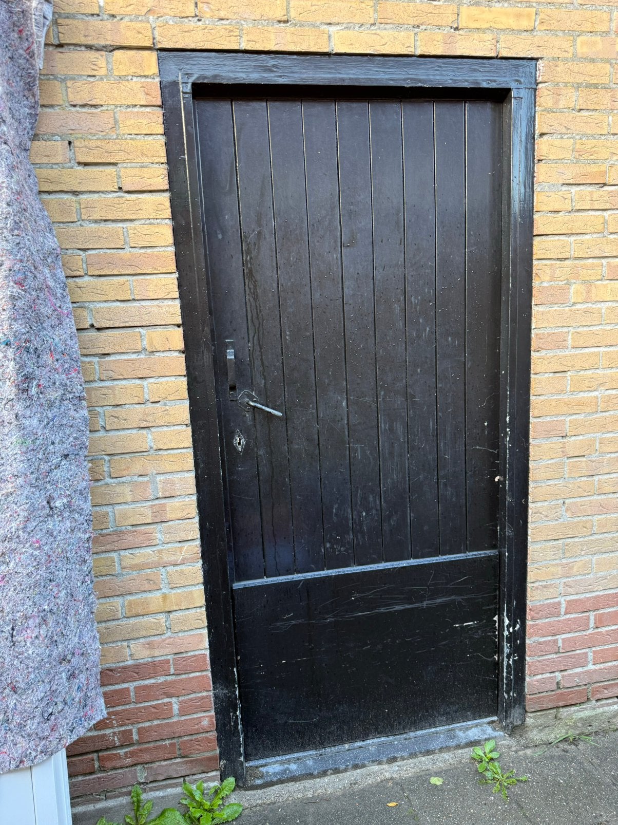 Poortdeur/schuurdeur, Ophalen, Gebruikt, 80 tot 100 cm, Buitendeur