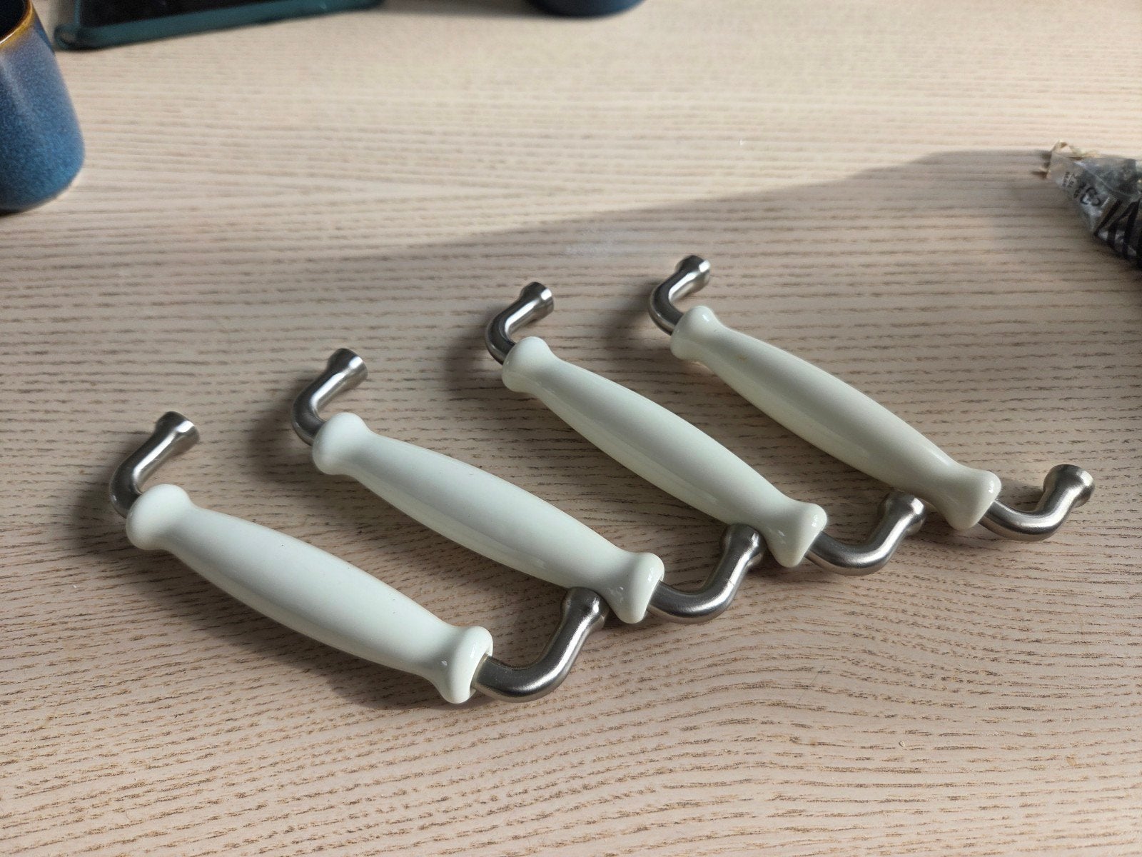 12x Ikea Klingstorp 141mm handgrepen, Minder dan 50 cm, Wit, Ophalen of Verzenden, Minder dan 25 cm