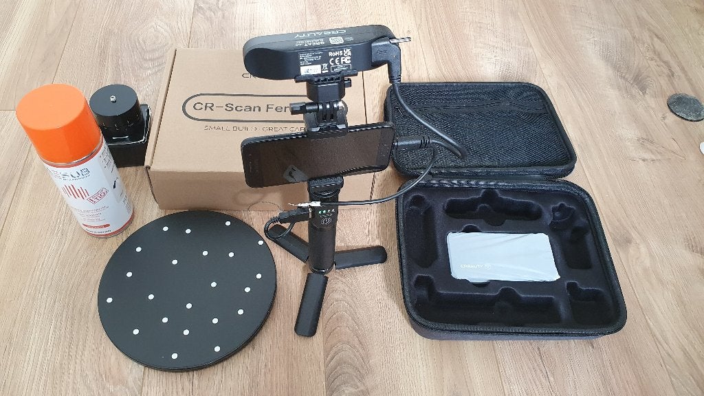 Creality 3D CR-Scan Ferret Pro 3D Scanner - zgan met extra's, Android, Ophalen of Verzenden, Zo goed als nieuw, Mobiele scanner