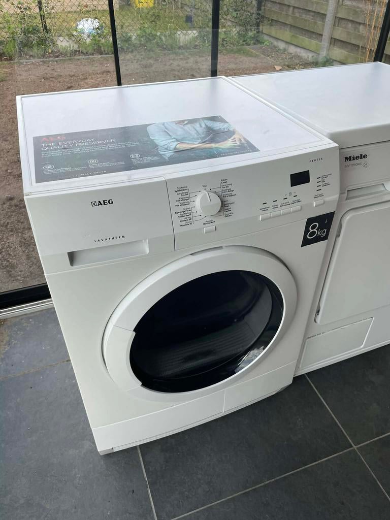 Droogkast AEG A+++, Ophalen, 8 tot 10 kg, Zo goed als nieuw, 85 tot 90 cm