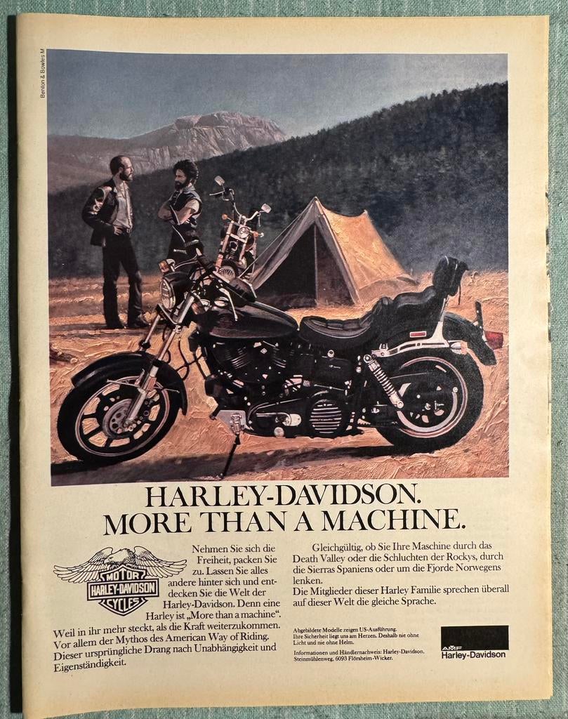 Advertentie 1981 Harley Davidson Sturgis, Verzenden, Zo goed als nieuw, Motoren