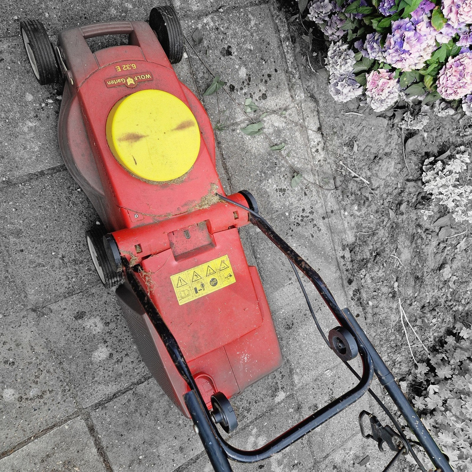 Elektr. grasmaaier. compleet, Ophalen