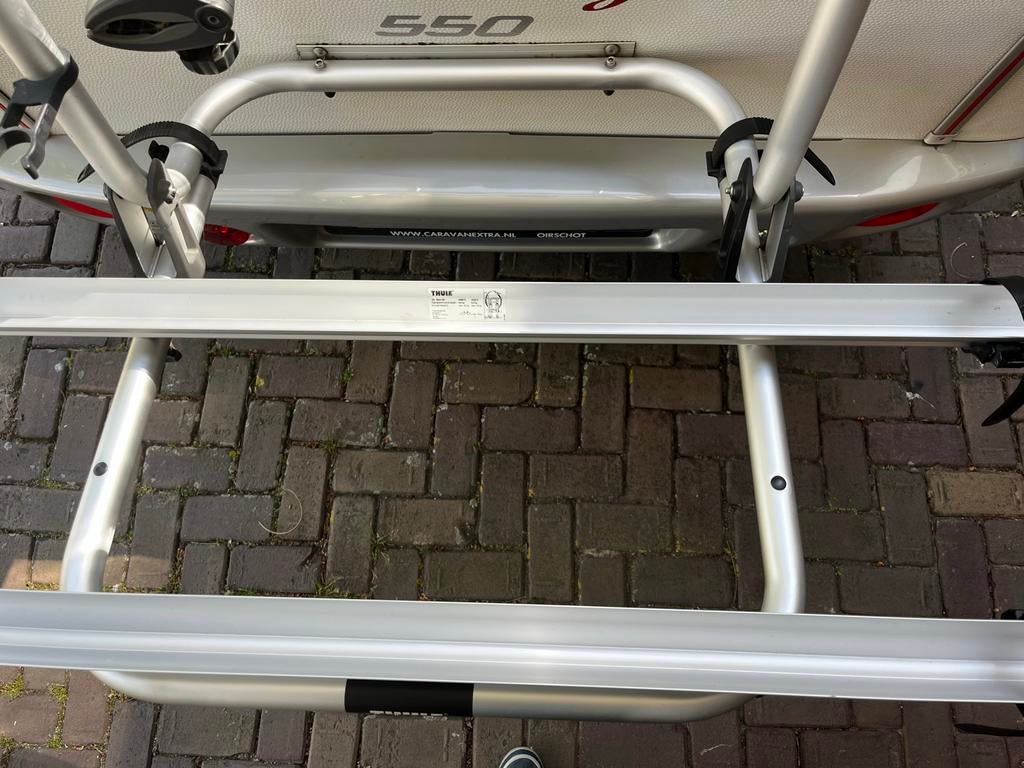 Thule Fietsendrager voor Caravan - Zo goed als nieuw, Ophalen, 2 fietsen, Zo goed als nieuw, Achterklepdrager
