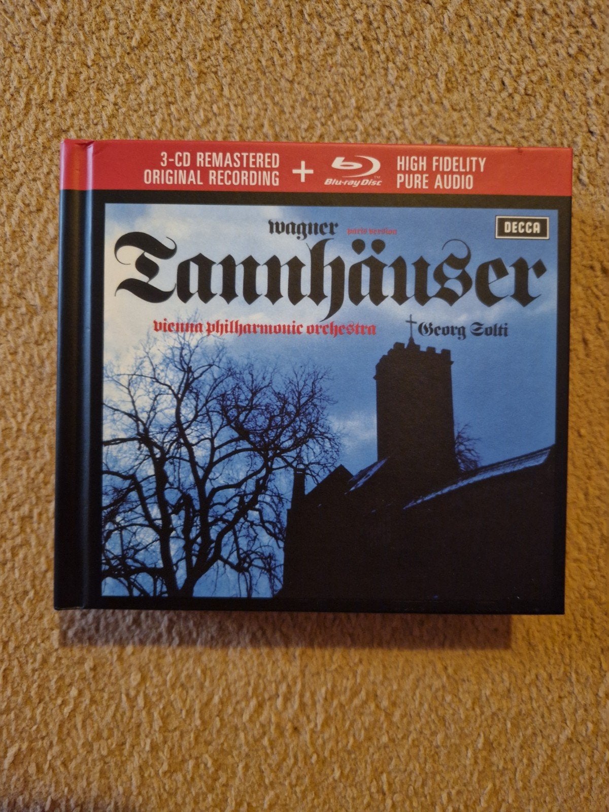 Wagner Tannhäuser - 3CD + Blu-ray Audio Boxset, Ophalen of Verzenden