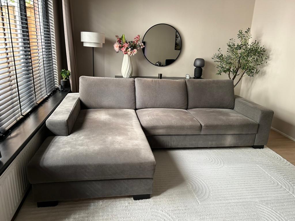 Hoekbank IKEA SÖRVALLEN grijs, Ophalen, 250 tot 300 cm, Gebruikt, Minder dan 75 cm