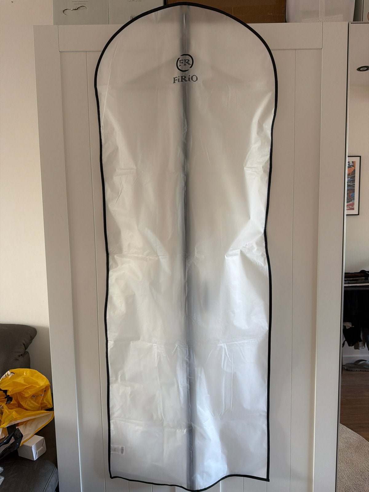 Kledinghoes / Pakhoes Firio - Transparant, Kleding | Dames, Kledinghangers, Ophalen of Verzenden, Nieuw, Kunststof, Volwassenen