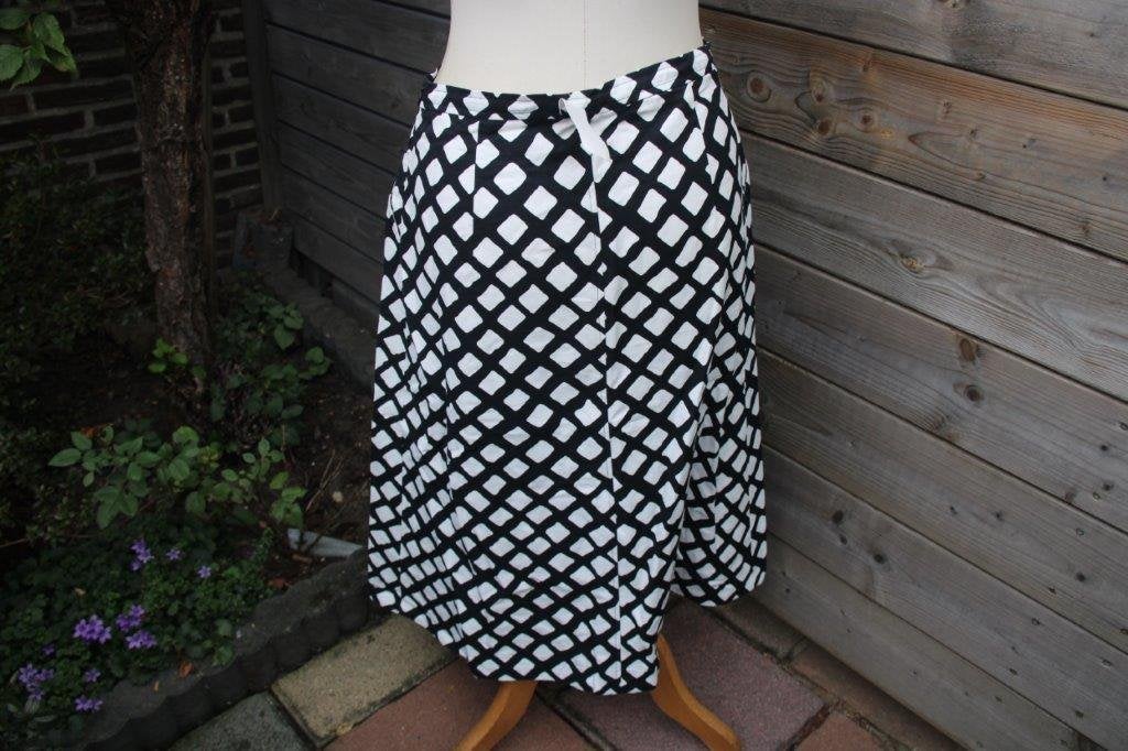 Rok donkerblauw/ creme Purdey mt 38 Nieuw Vaste prijs, Kleding | Dames, Maat 38/40 (M), Blauw, Nieuw, Ophalen of Verzenden