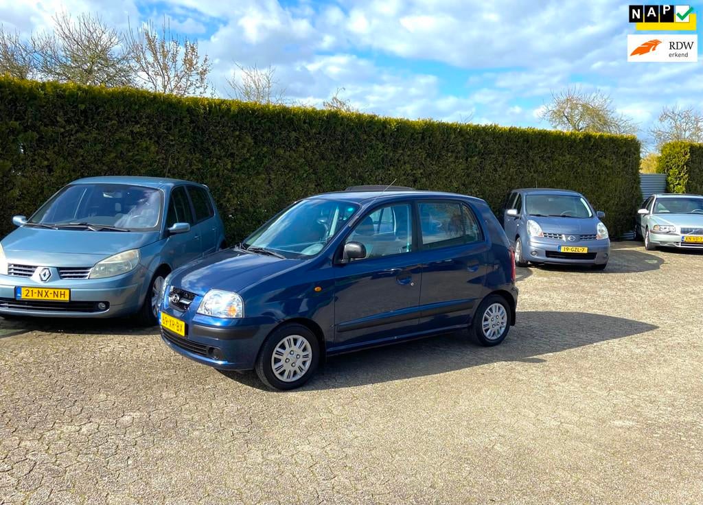Hyundai Atos APK AIRCO KM NAP! PERFECT RIJDEND, Auto's, Hyundai, Voorwielaandrijving, 31 €/maand, 4 cilinders, Origineel Nederlands