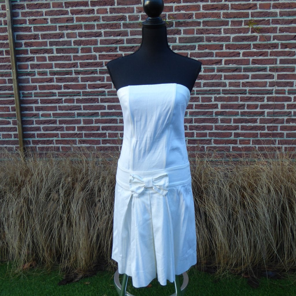 Galajurk (6) maat 38 in redelijk nette staat | Morgan, Kleding | Dames, Maat 38/40 (M), Galajurk, Wit, Ophalen of Verzenden