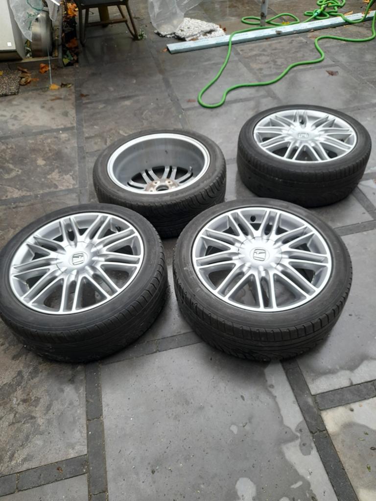 Honda velgen lichtmetalen Honda 5 gaats velgen, Ophalen, Gebruikt, Honda