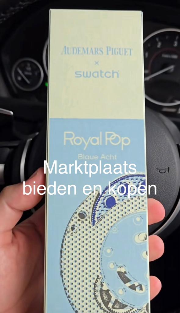 TE KOOP AP X Swatch, blaue acht zakhorloge, audemars piguet, Ophalen of Verzenden, Nieuw, Overige merken
