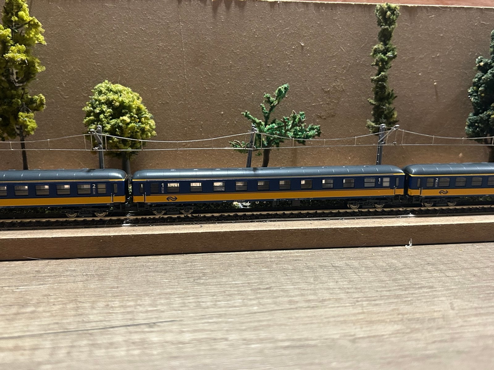 Fleischmann NS Intercity Rijtuigen met Binnenverlichting, Hobby en Vrije tijd, Modeltreinen | N-Spoor, Gelijkstroom, Fleischmann