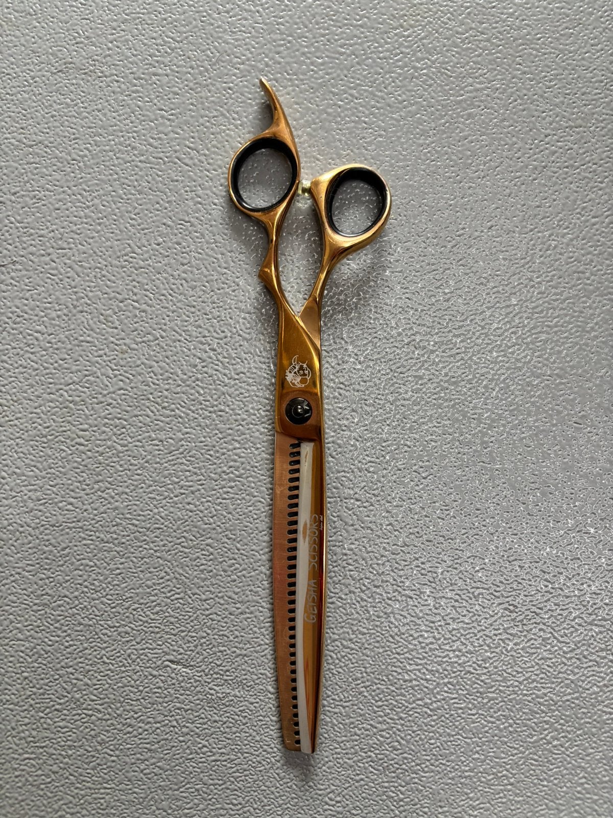 Geisha scissors effileer schaar rose gold, Dieren en Toebehoren, Ophalen of Verzenden, Zo goed als nieuw
