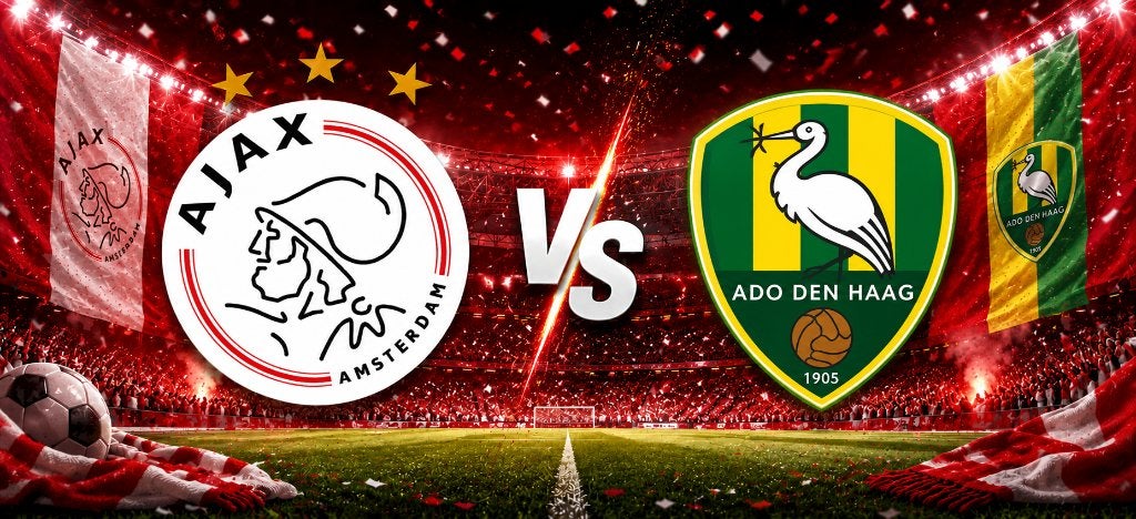 4 naast elkaar: Ajax - Ado Den Haag Kaarten (Tickets), Drie personen of meer, November