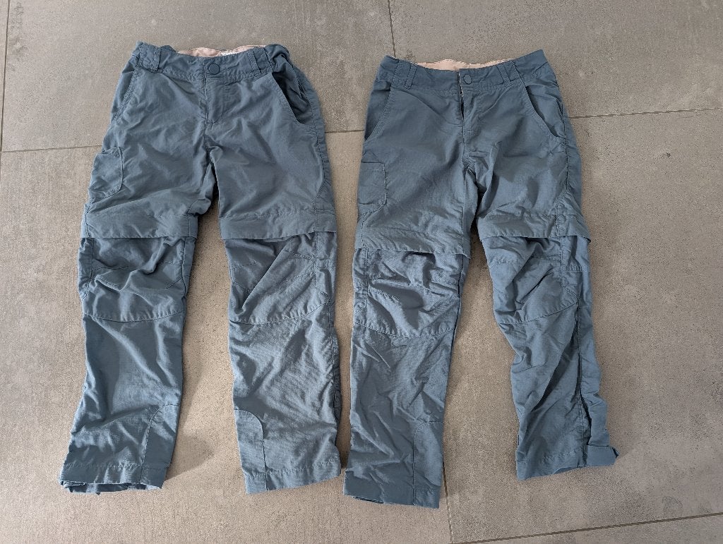 Quecha Decathlon afritsbare wandelbroek 5-6 jaar (2x) - ZGAN, Kinderen en Baby's, Broek, Quechua, Jongen of Meisje, Ophalen of Verzenden