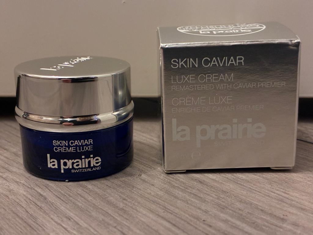 La Prairie skin caviar creme luxe 5 ml, Ophalen of Verzenden, Nieuw, Gehele gezicht, Verzorging