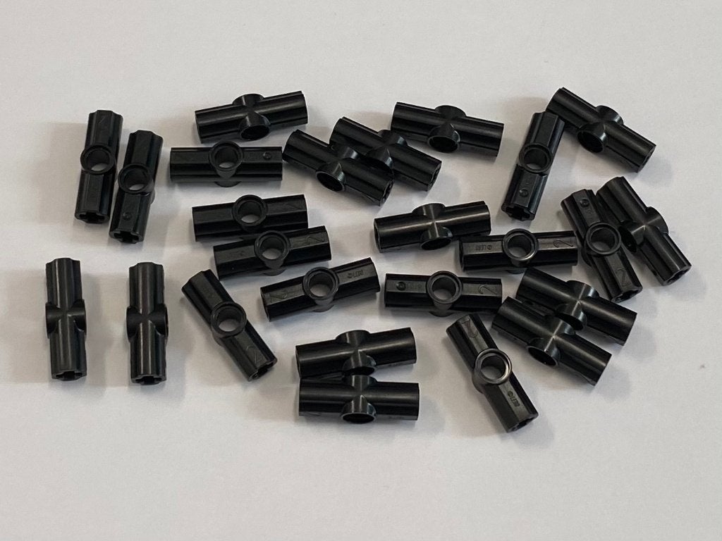 Partij Lego 25x nieuwe zwarte Technic, Axle en Pin connector, Overige thema's, Lego, Nieuw, Ophalen of Verzenden