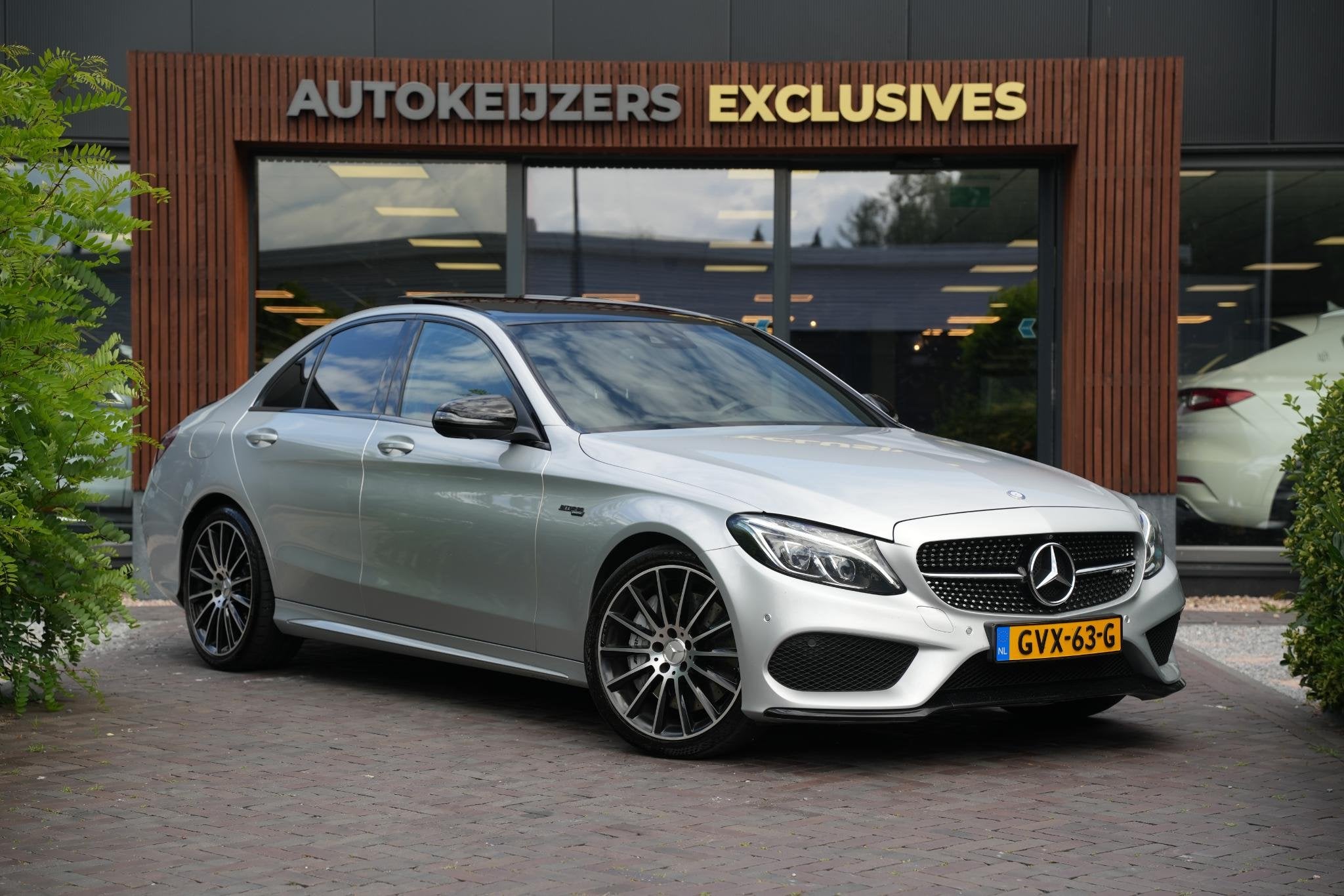 Mercedes-Benz C-klasse AMG 43 4MATIC Pano 367PK, Auto's, Euro 6, 367 pk, Leder en Stof, 2996 cc