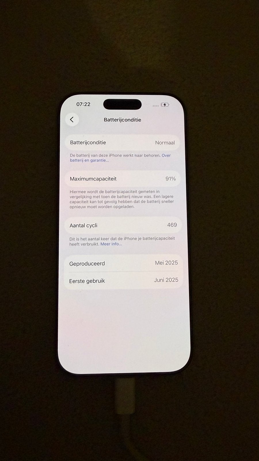 iPhone 16 Pro 256GB - Achterkant glas kapot, Ophalen, Gebruikt, 256 GB, IPhone 16 Pro