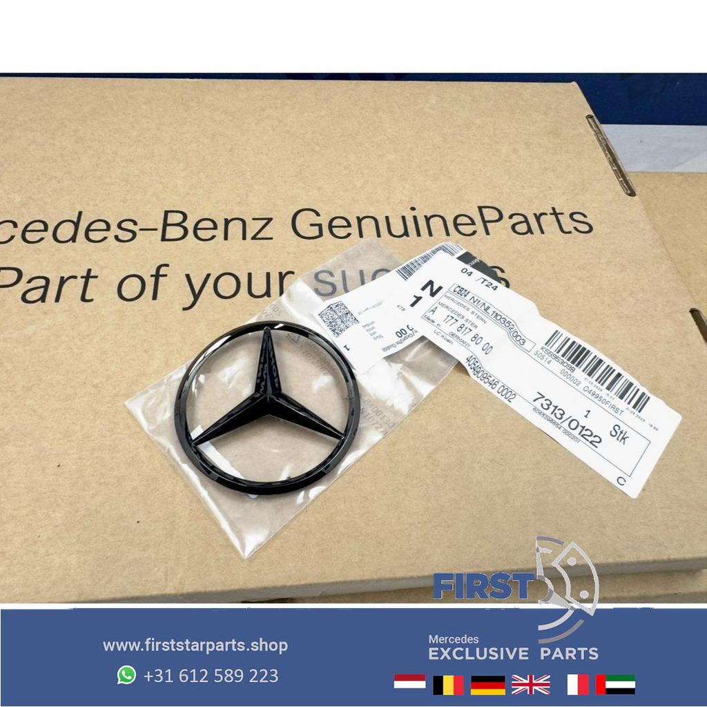 W177 A KLASSE STER Kofferbak LOGO achterklep EMBLEEM zwart W, Gebruikt, -, Ophalen of Verzenden, -