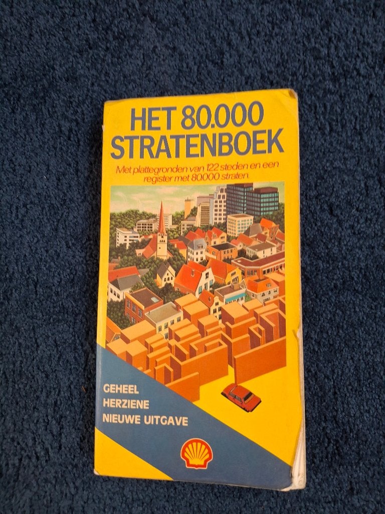 Het 80.000 Stratenboek - Geheel herziene nieuwe uitgave, Reisgids of -boek, Benelux, Ophalen, Gelezen