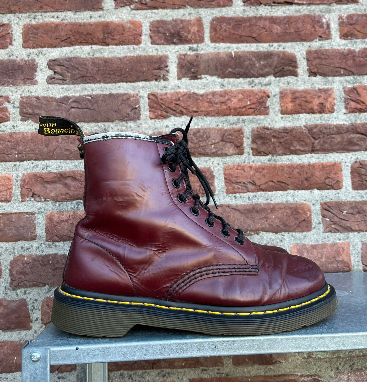 Dr. Martens 1460 Cherry red maat 39, Dr. Martens, -, -, Lage of Enkellaarzen