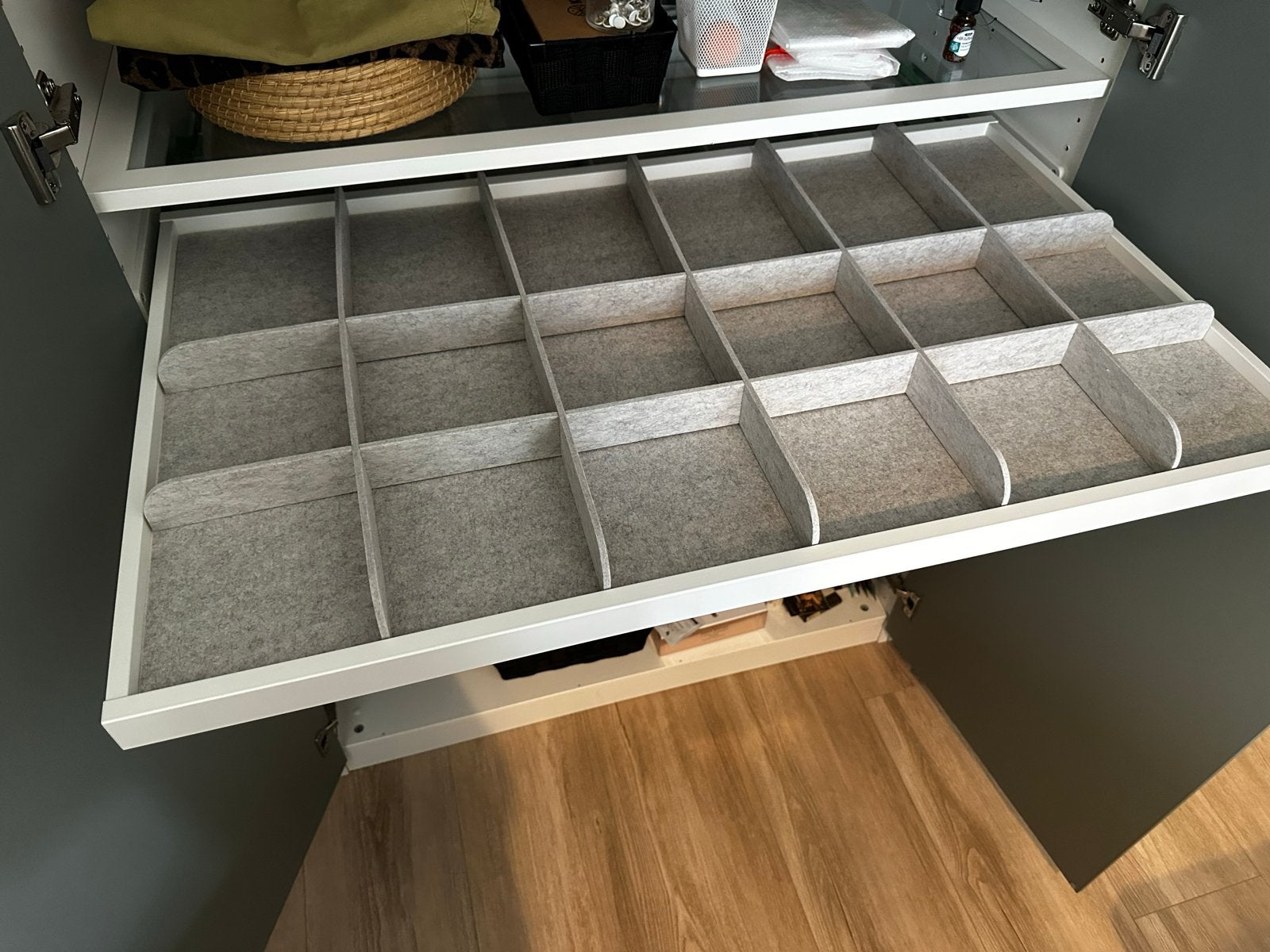 IKEA KOMPLEMENT set: schoenenrek, planken, broekhanger, Ophalen, Zo goed als nieuw