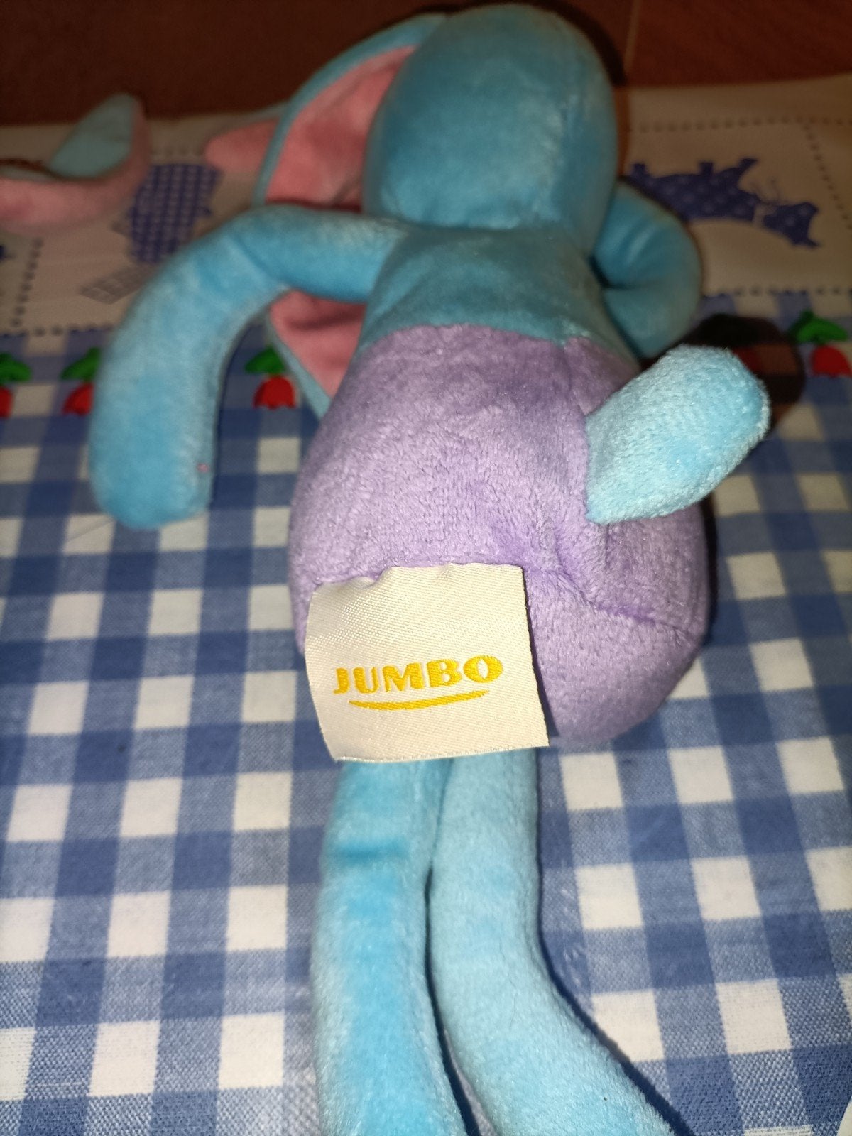 Jumbo Supermarkt 2 x konijn knuffel 30 cm, Ophalen of Verzenden, Zo goed als nieuw, Konijn