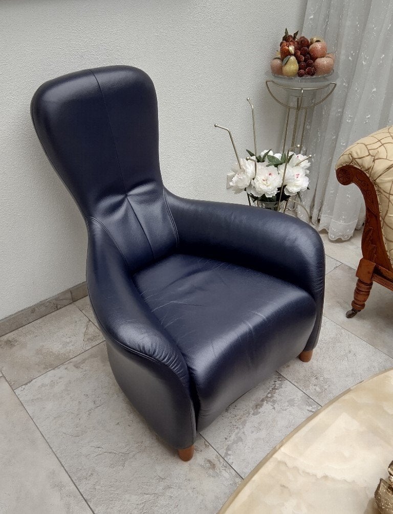 Dutch Design m De Toekomst / Sitting Vision; Bugatti d-blauw, Huis en Inrichting, 75 tot 100 cm, Zo goed als nieuw, Dutch Design