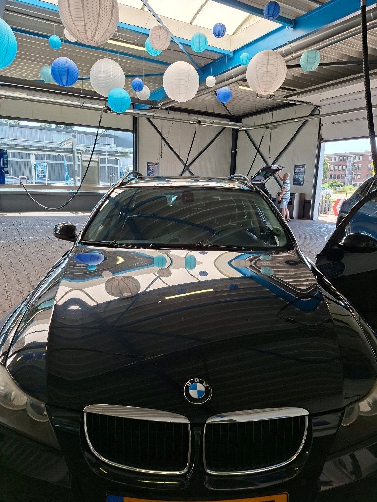 BMW318 2.0 Touring 2007 | Panorama | Navi | Clima, Multifunctioneel stuurwiel, Zwart, Handgeschakeld, Particulier