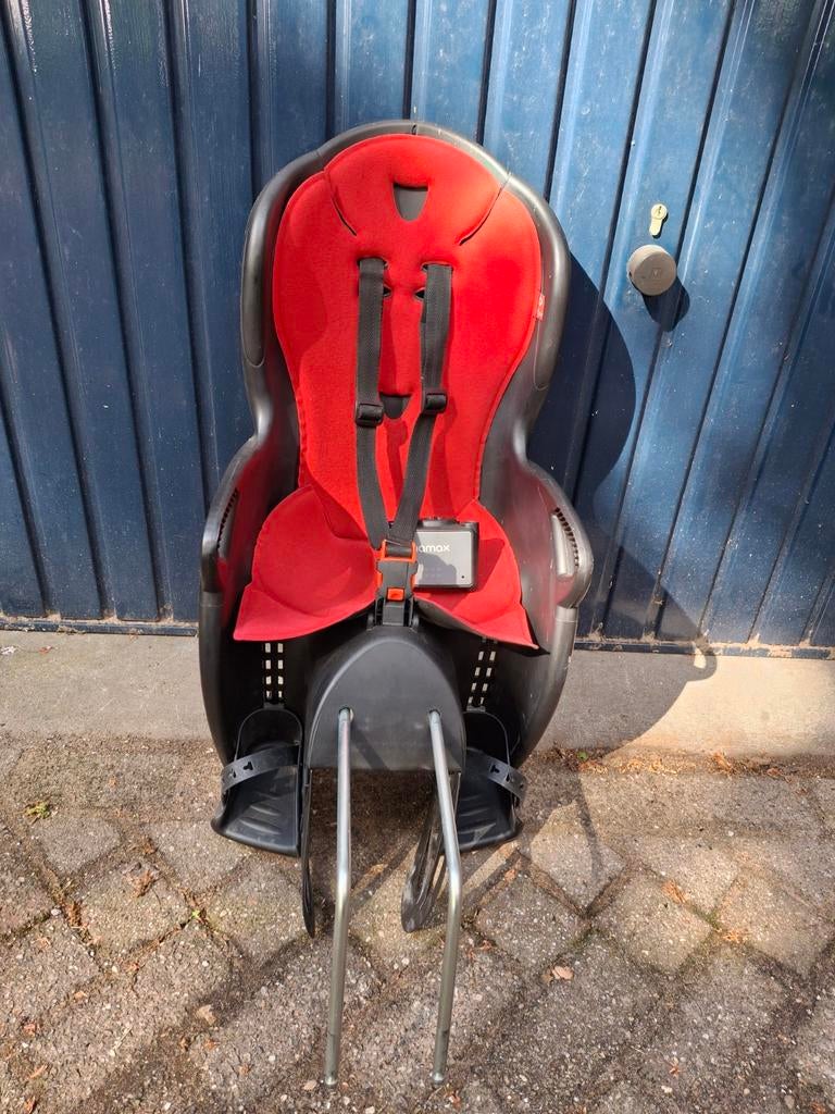 Hamax achterzitje voor fiets - rood/zwart, Ophalen, Achterzitje, Hamax, Gebruikt