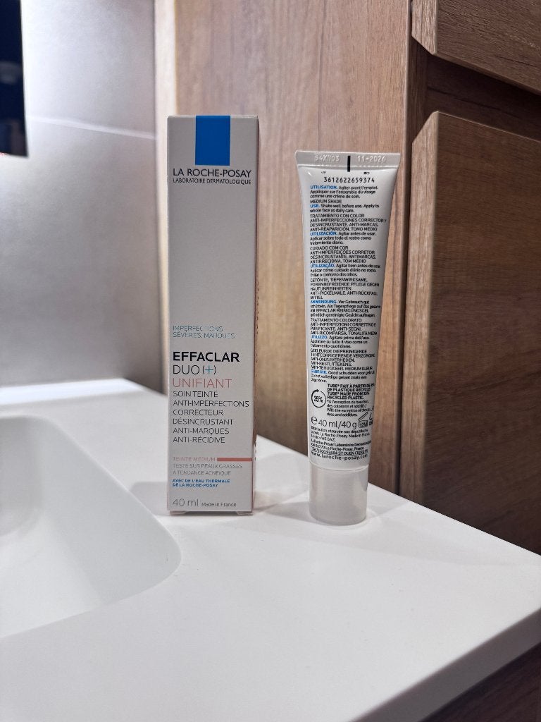 La Roche-Posay Effaclar Duo(+) Unifiant Medium 40ml, Ophalen of Verzenden, Nieuw, Gehele gezicht, Verzorging