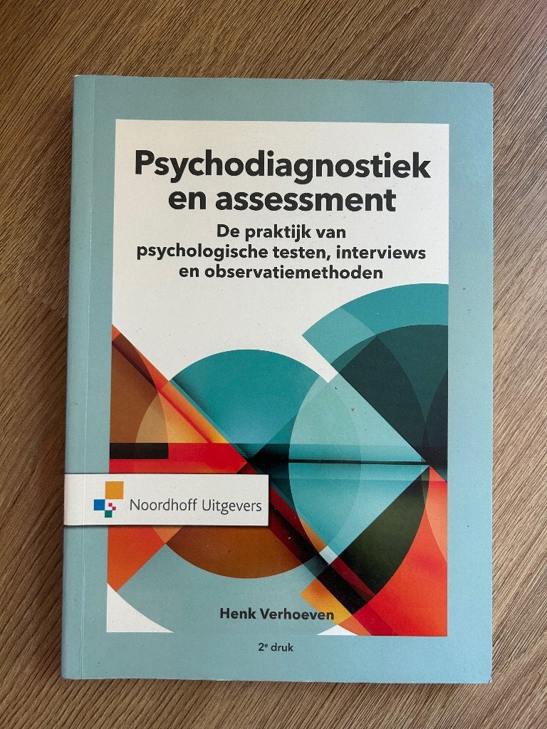 Psychodiagnostiek en assessment, Ophalen, HBO, Zo goed als nieuw, Noordhoff Uitgevers