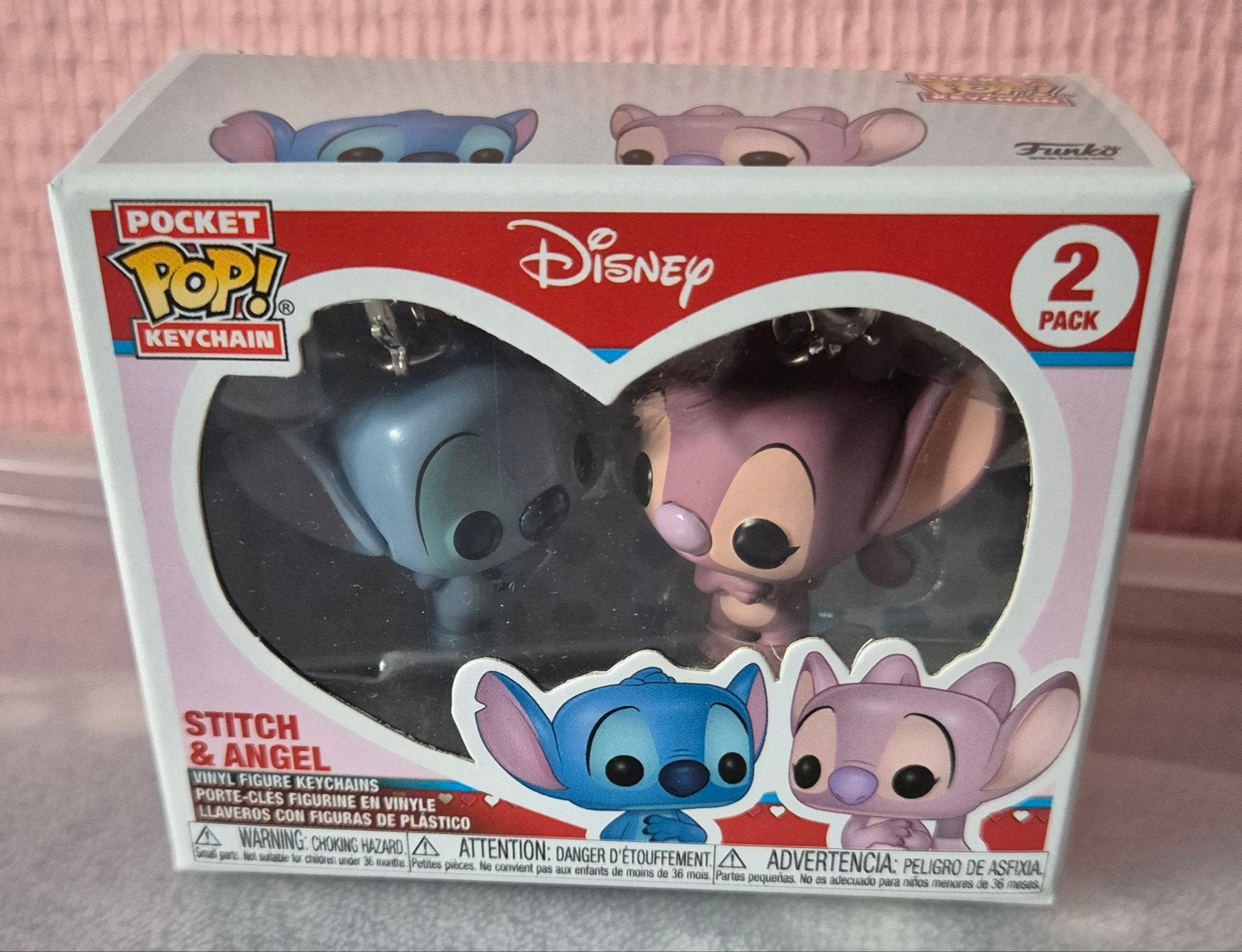 Funko pop! Keychains disney stitch & angel 2 pack NIEUW, Verzamelen, Poppetjes en Figuurtjes, Ophalen of Verzenden, Nieuw