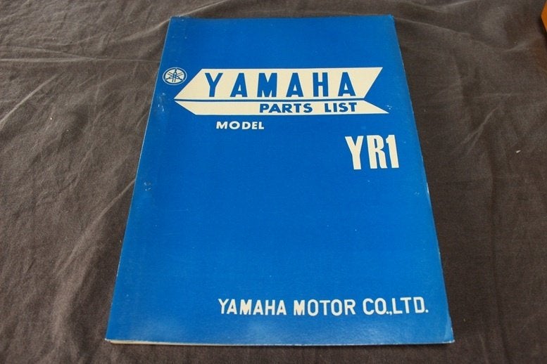 Yamaha YR1 350cc twin 1967 / 1968 motorcycle parts list, Motoren, Ophalen of Verzenden, Yamaha
