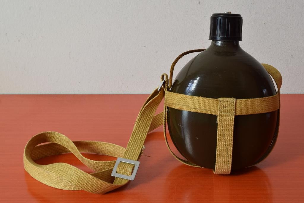 Retro vintage aluminium veldfles / legerveldfles / drinkfles, Ophalen of Verzenden, Landmacht, Overige gebieden, Overige typen