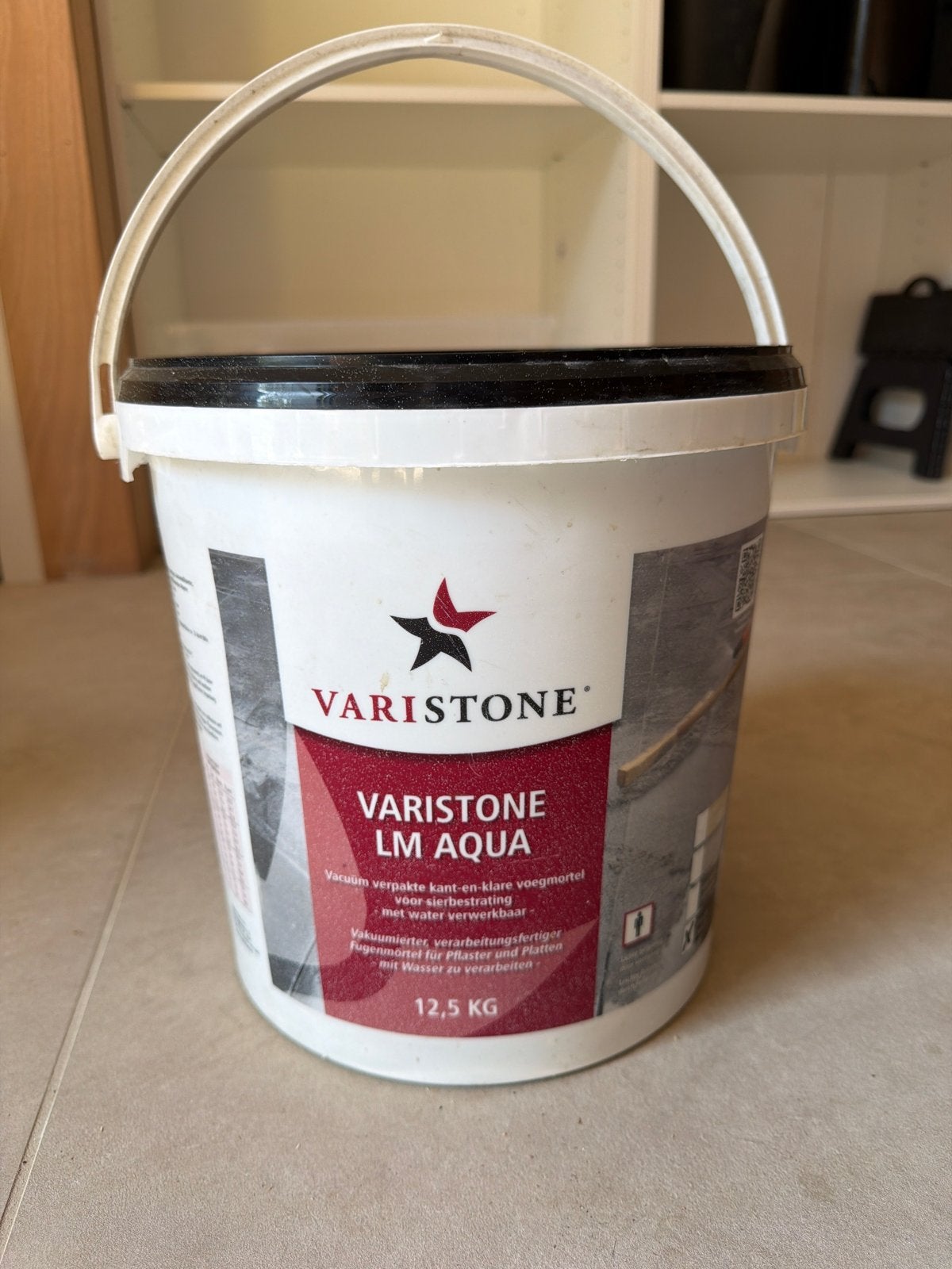 VARISTONE LM AQUA voegmortel 12,5 KG - Grijs, Ophalen, Overige typen, Nieuw, Minder dan 20 cm