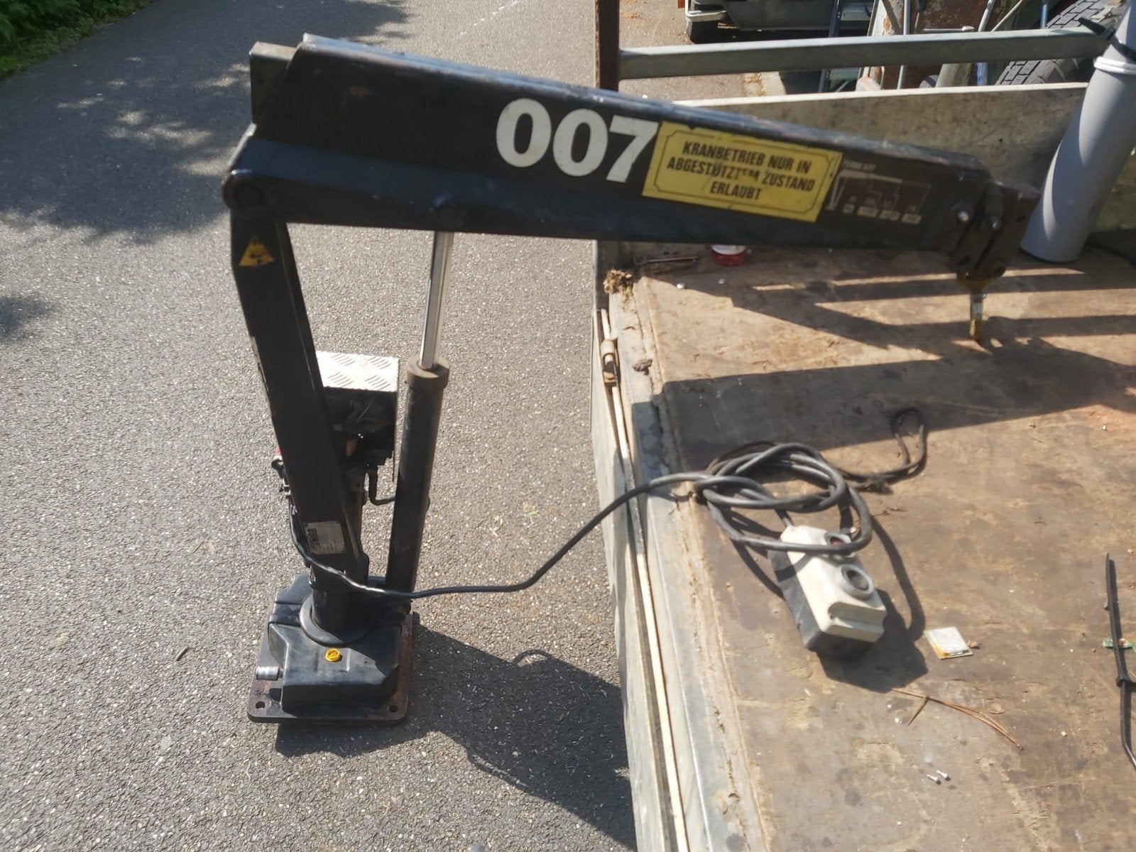 Hiab type 007, Ophalen of Verzenden, Gebruikt, Elektrisch