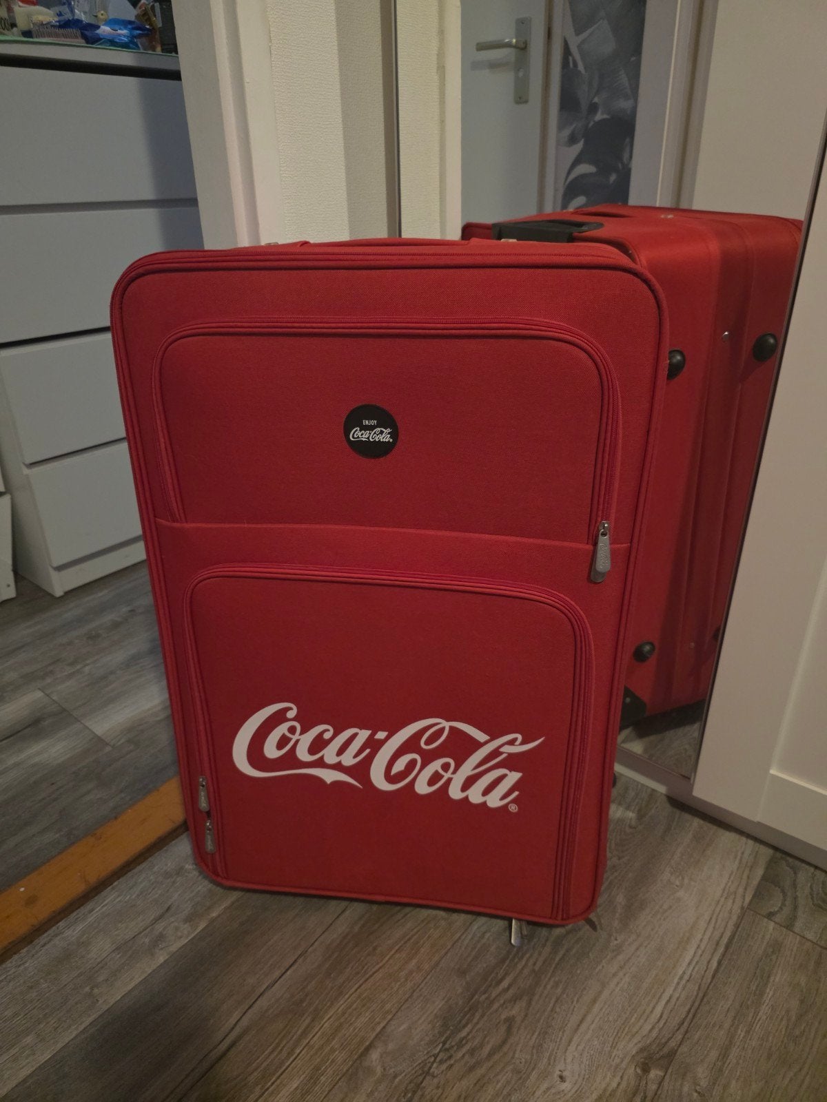 coca cola koffer, Sieraden, Tassen en Uiterlijk, Ophalen, Zo goed als nieuw, Hard kunststof