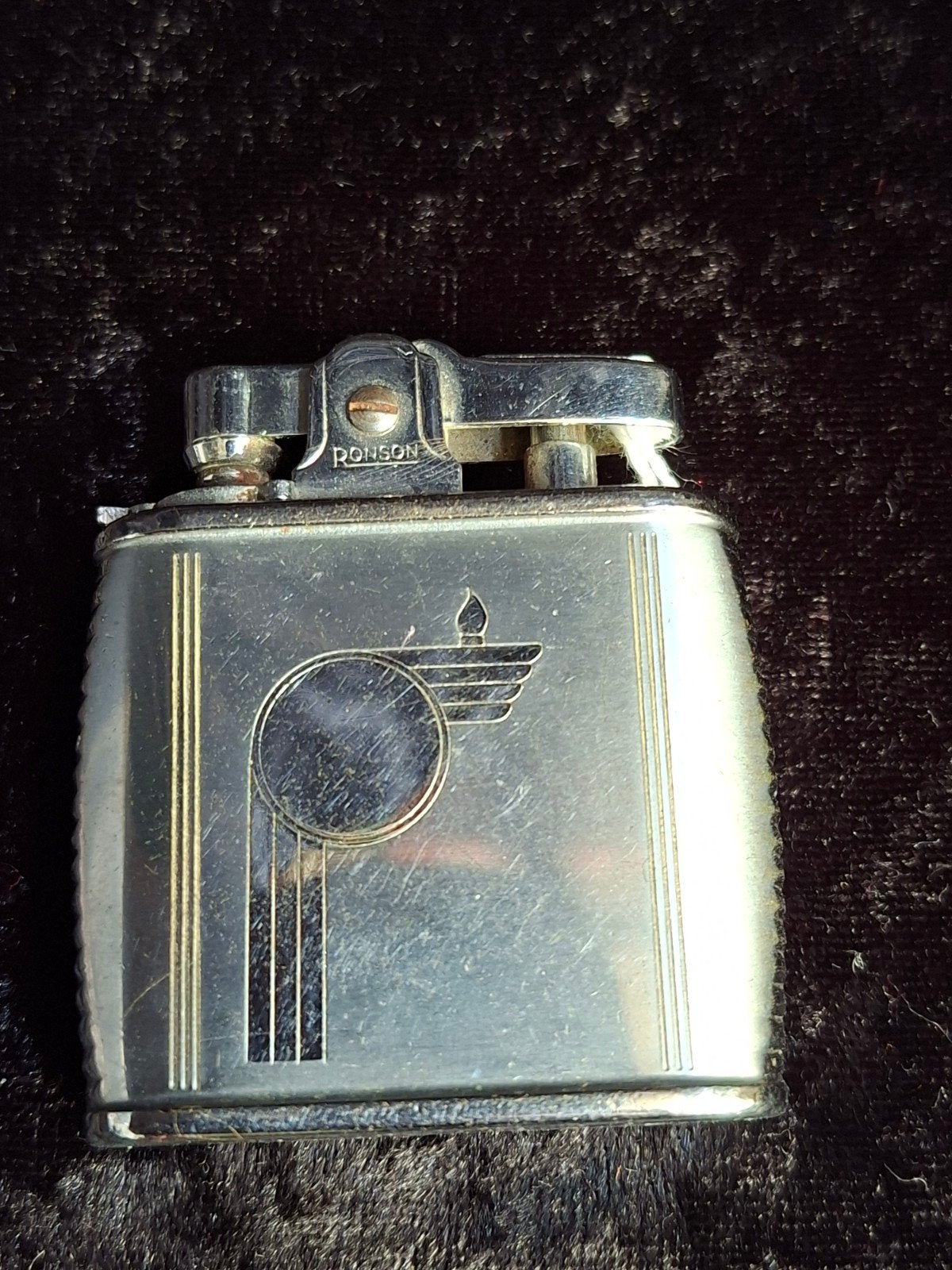 Vintage Ronson Viking aansteker, Verzamelen, Ophalen of Verzenden, Aansteker, Ronson, Niet bekend