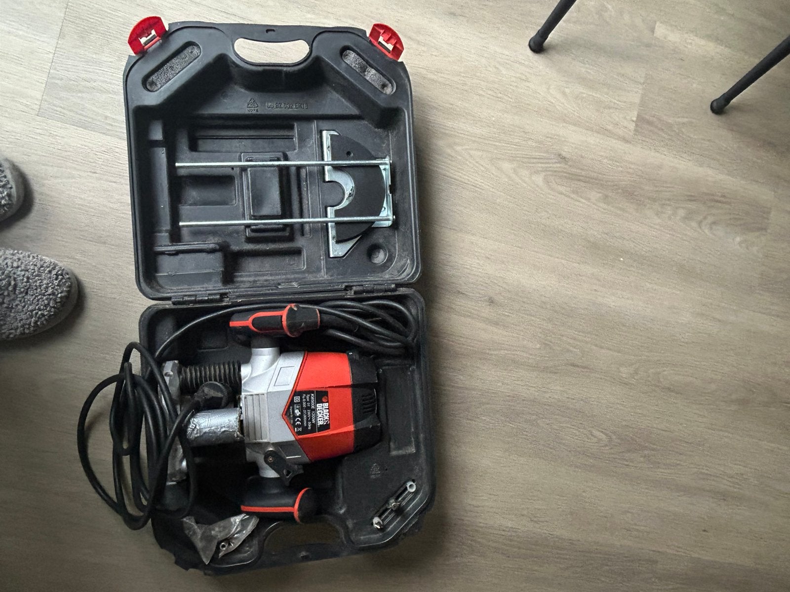 Bovenfrees. Black & Decker, Ophalen of Verzenden, Gebruikt, Boormachine