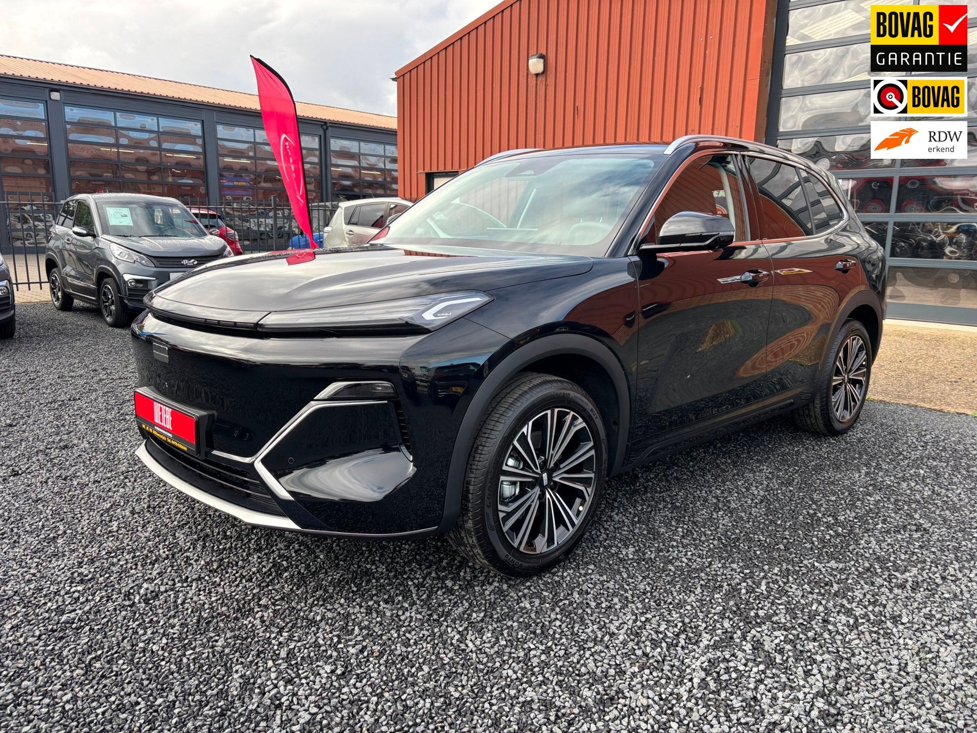 Geely Starray EM-i PHEV 1.5 Max+, Auto's, Dealer onderhouden, 4 cilinders, Zwart, Leder
