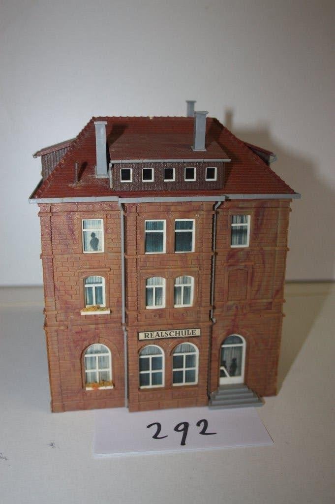 292: HO Realschule, Overige merken, Gebruikt, Gelijkstroom of Wisselstroom, Brug, Tunnel of Gebouw