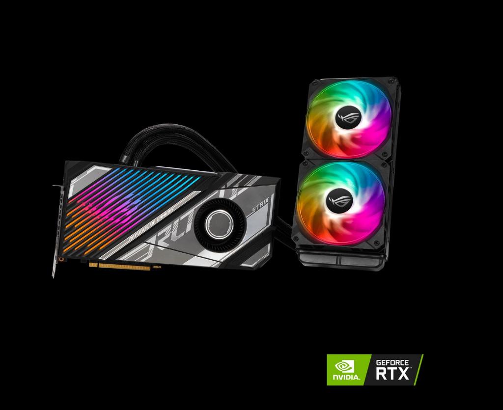 ASUS GeForce RTX 3080 Ti STRIX LC Liquid 12 GB, Computers en Software, Videokaarten, Ophalen, Gebruikt, PCI-Express 4, GDDR5