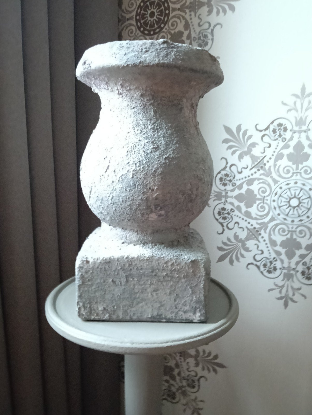 Decoratieve vaas Brnyxz grijs / in rustieke stijl, Ophalen