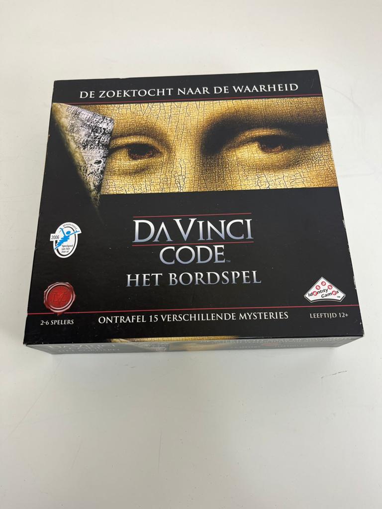 Da Vinci Code Het Bordspel - Ontrafel Mysterie, Hobby en Vrije tijd, Gezelschapsspellen | Bordspellen, Een of twee spelers, Ophalen of Verzenden