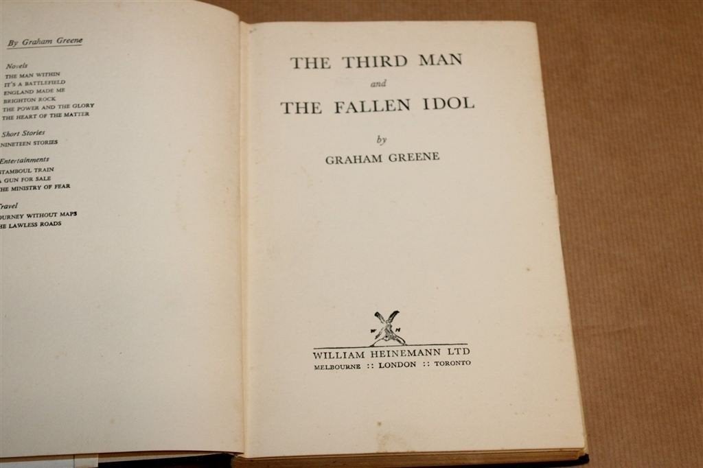 The Third Man & The Fallen Idol — Graham Greene, 1st ed 1950, Ophalen of Verzenden, Gelezen