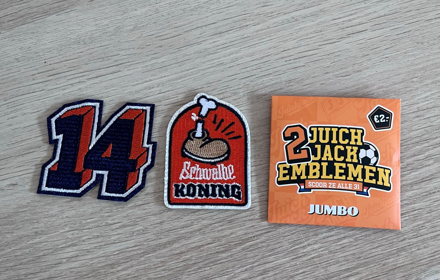 Jumbo juich jack emblemen, Verzamelen, Jumbo, Ophalen
