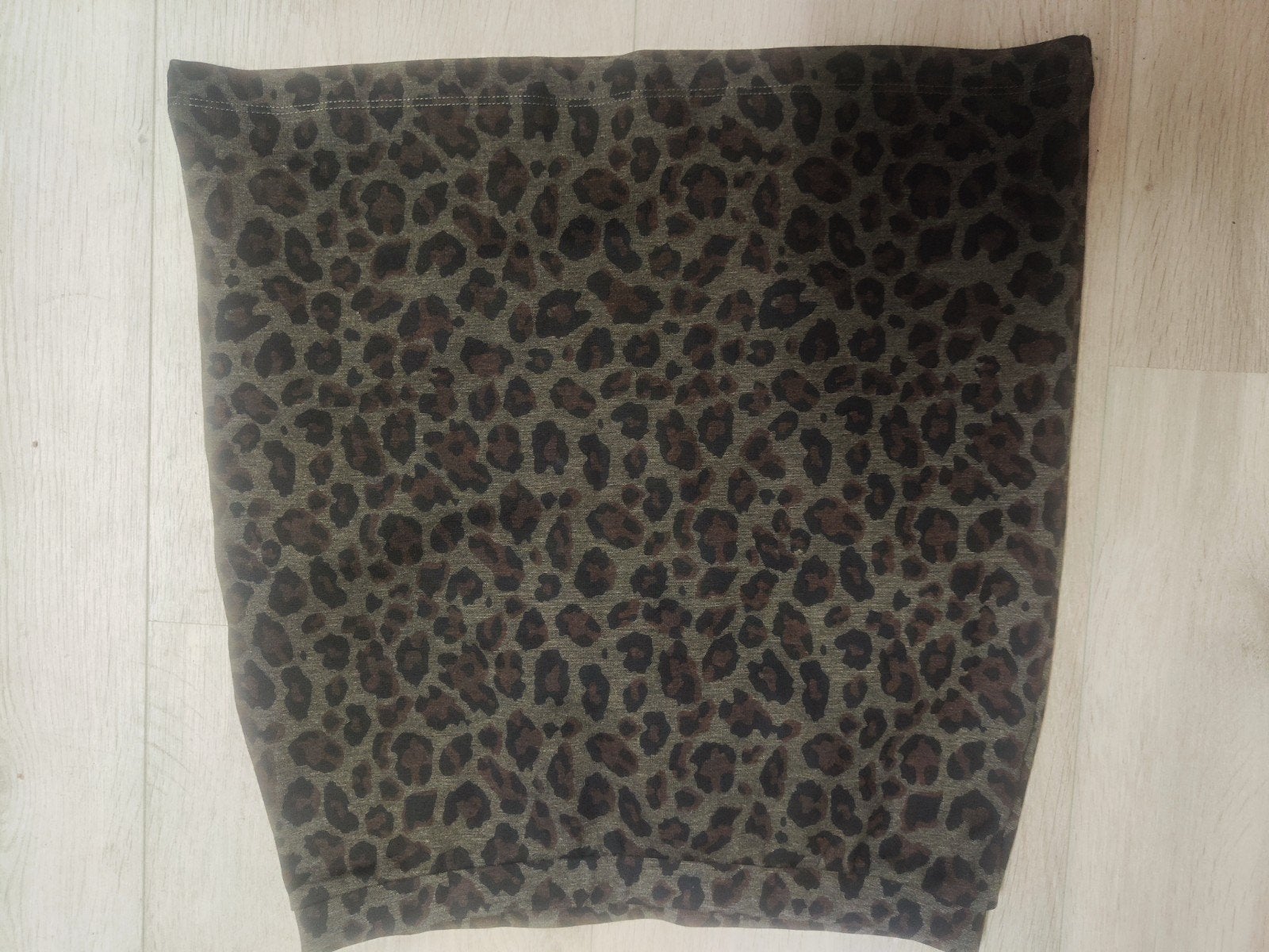 Hema rok met luipaardprint - Maat S, Ophalen of Verzenden, Zo goed als nieuw, Maat 36 (S), Grijs