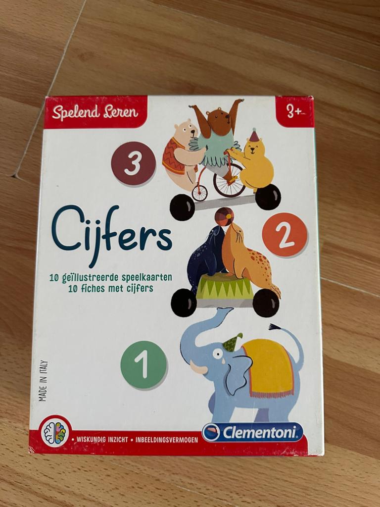 Clementoni Spelend Leren Cijfers, Ophalen of Verzenden, Zo goed als nieuw